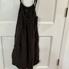 Gap Ladies Cupro Spaghetti Strap Dress Large 