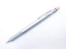 NOS Rotring 600 0.3 Mechanical Pencil 0.35mm Silver Early Version