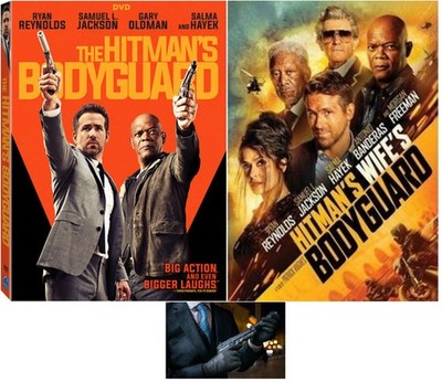 The Hitman's Bodyguard & Hitman's Wife's Bodyguard Double Feature 2 DVD Set New