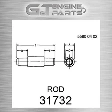 31732 ROD fits JOHN DEERE (Surplus Open Box)