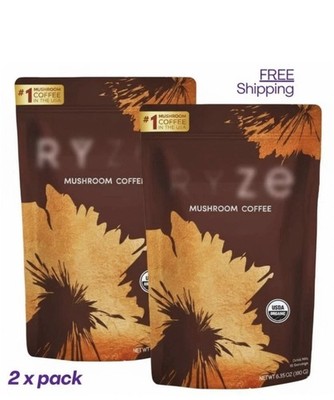 (Pack of 2) Organic Mushroom Coffee * 30 Servings Per Pack -Free Shipping