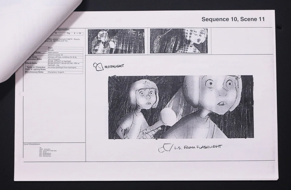 THE IRON GIANT 1997 Production Workbook • Sequence 10 • Conor Kavanagh - Bild 2 von 4