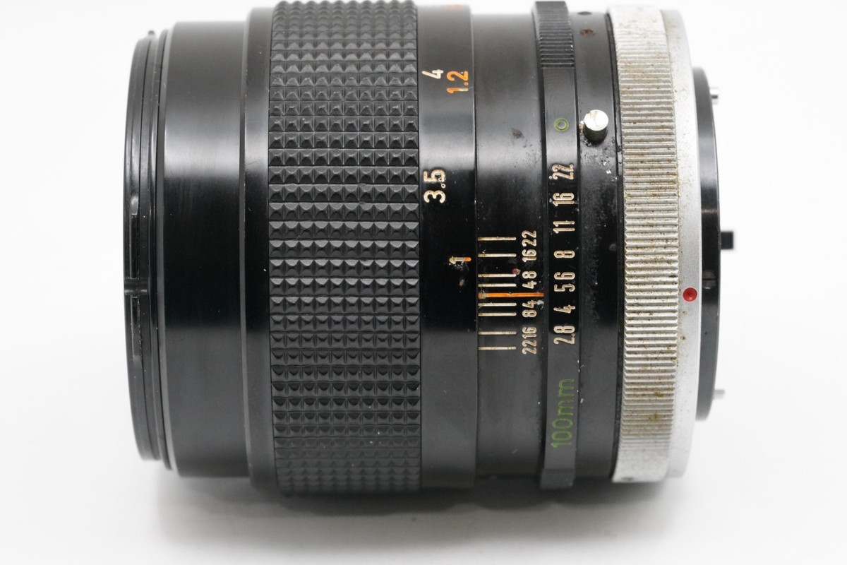 EXC+5] Canon FD 100mm F2.8 S.S.C. SSC Telephoto MF Lens w/ Hood