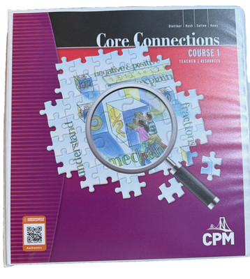 CPM Core Connections Course 1 Teacher Resources Binder
