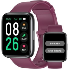 Pedometer Watch Senior Friendly No App/Phone Required, Waterproof Fitness Tra...