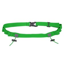 Race Number Belt, Running Belts Bib Holder with 6 Gel Loops Green