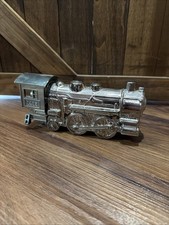 VINTAGE Avon Bottle SILVER TRAIN LOCOMOTIVE