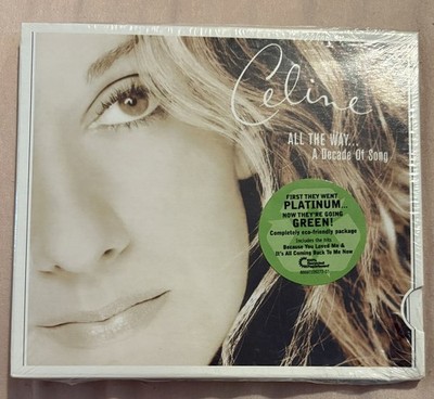 Celine Dion - All the Way... A Decade of Song. NewSealed CD eco-friendly sleeve