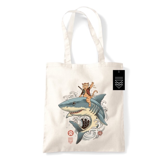Vincent Trinidad (Catana Shark) Natural Tote Bag (Paperback Book)