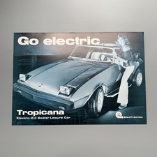 1970s Electraction Tropicana Electric Vehicles – UK Sales Brochure