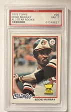 Topps 1978 Eddie Murray All-Star Rookie #36 PSA 7 Baltimore Orioles