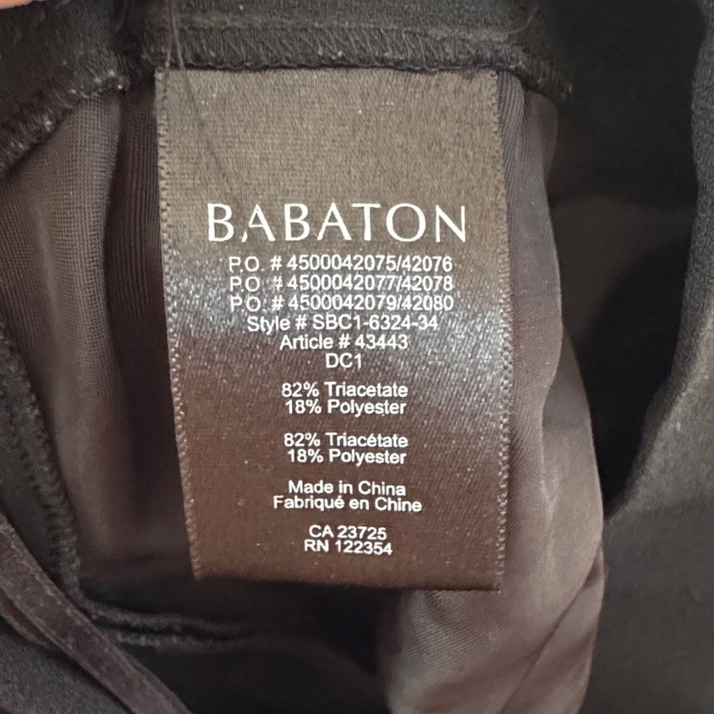 Babaton by Aritzia Cohen Elastic-Waist Ankle Length Trousers View 6