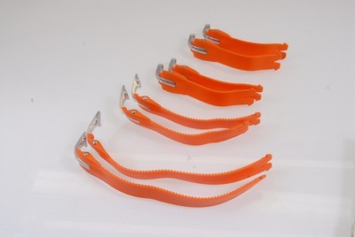 25CIT8 Alpinestars Tech 8 Stiefelschnallen Buckle Straps orange 8 STK VK63