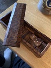 Civil War Complete Set Of Domino’s In Birdseye Maple Box Super Wood Grain Nice