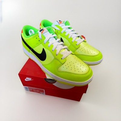 Nike Dunk Low SE Volt Black Orange Shoes FJ4610 702 Men s US 11.5 Mint Unworn