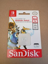 Zelda SanDisk 64 GB Micro SD XC Memory Card Nintendo Switch / Switch Lite NEW