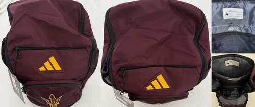 ADIDAS $85 Arizona State Sun Devils ASU 5-Star Team 2 Padded 16" laptop BACKPACK - Picture 7 of 16
