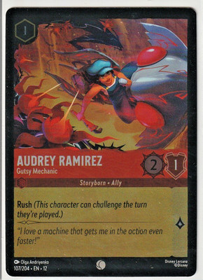 Audrey Ramirez - Gutsy Mechanic 107/204 Wilds Unknown Cold Foil