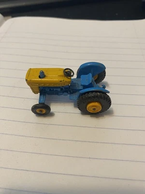 VINTAGE Matchbox Ford Tractor - Color: Blue Yellow Black Matchbox Series No. 39 - Image 1 of 4