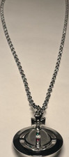 Vivienne Westwood silver orb necklace 