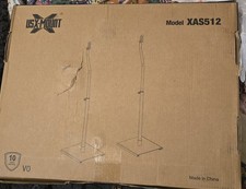 USX MOUNT Universal Speaker Stands, Height Adjustable Extend 30.0" to 39.1" for