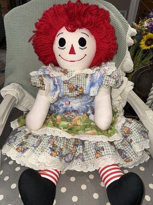 36 XXL Raggedy Ann Annabelle Stuffed Plush Doll Rag Doll
