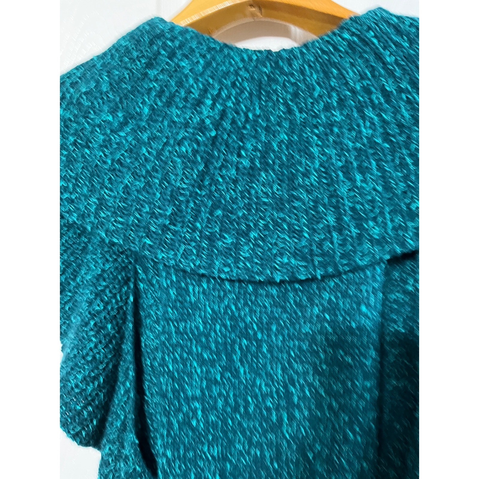 Ruby Rd. Teal Green Knit Open Front Sleeveless Ca… - image 6