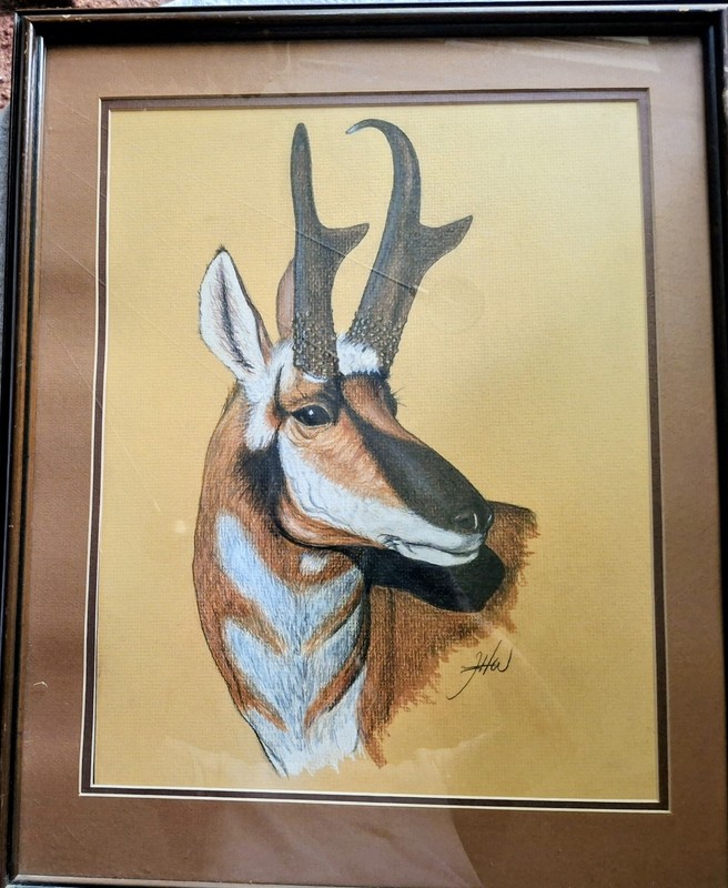 Antelope Head Painting