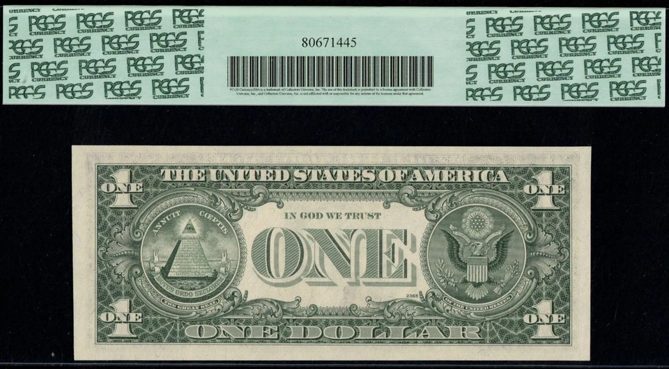 1977 $1 FRN H00001010B P.C.G.S #64PPQ - Image 2 of 3