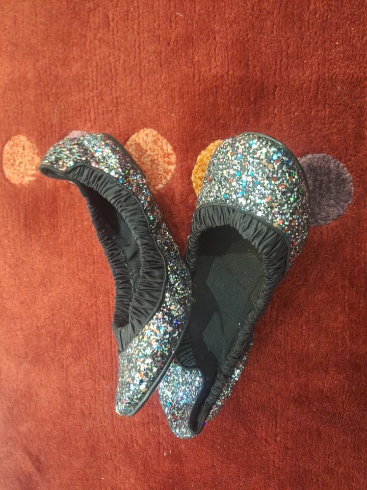 Carvela Glittery Ballet Shoes. Size 5 - Image 1 of 4