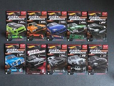 Hot Wheels Walmart Exclusive Fast & Furious 2022 Series 1 Complete 10 Car Set