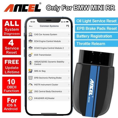 BMW / MINI Bluetooth Dongle OBD2 OBDII Scanner Auto Diagnose Scan Tool BD300