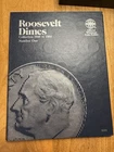1946-1964 Roosevelt Silver Dimes Whitman Folder 10 Coins 90% Silver Lot
