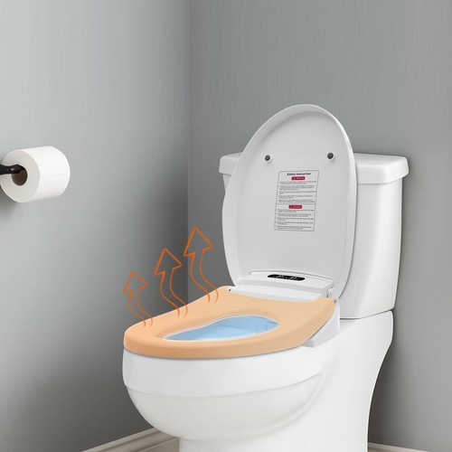 Electronic Heated Smart Bidet Toilet Cover Seat Intelligent Toilet Seat EU PLUG - Picture 3 of 24