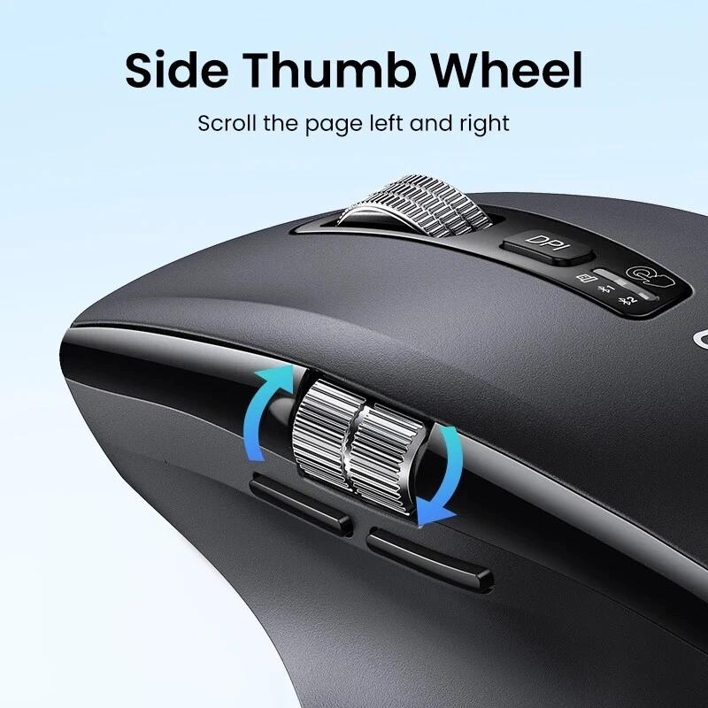 UGREEN Wireless Mouse Hyper-Fast Scroll 5000DPI Bluetooth 5.4 For MacBook Laptop - Image 2 of 4