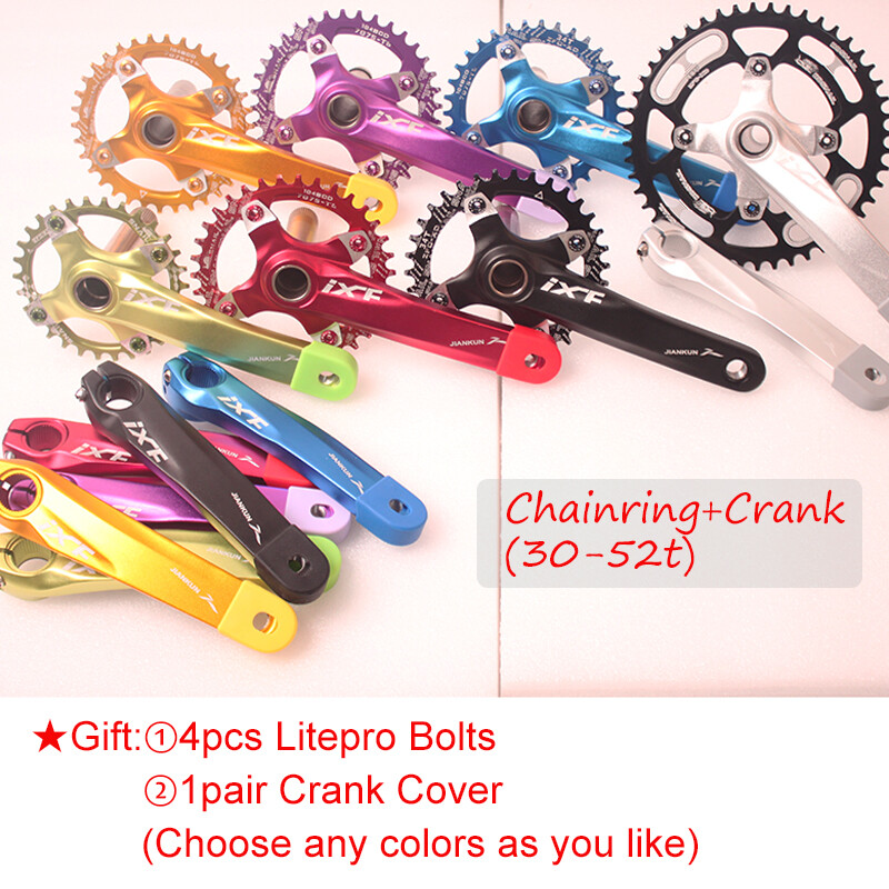 Uk All Teeth 3052T Chainset Crank BCD104mm Single Speed MTB Bike