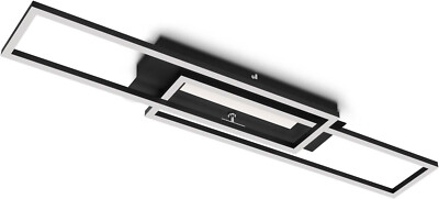 Briloner CCT LED Wall and Ceiling Light Black LED/40W (3145-014)