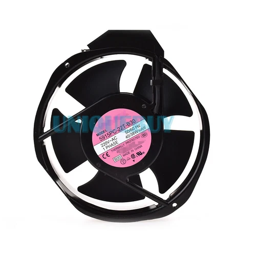 Aluminum Cooling fan 5915PC-22T-B30 for NMB 172*38mm AC 220V 50/60Hz 38/40W