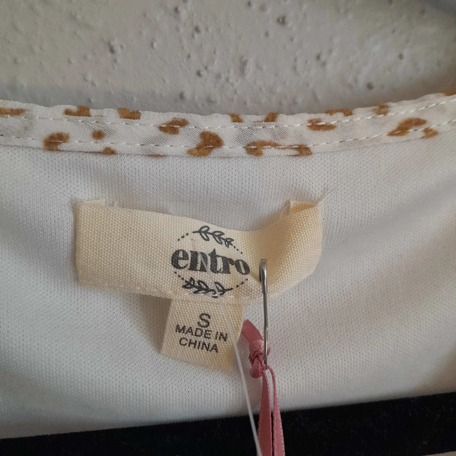 OFF WHITE Abito Entro Top Off bianco testurizzato leopardato stampa goffrata manica kimono taglia S