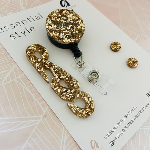 Essentials Set - Juego de 3 - 'LIGHT GOLD GLITTER' - Imagen 2 de 10