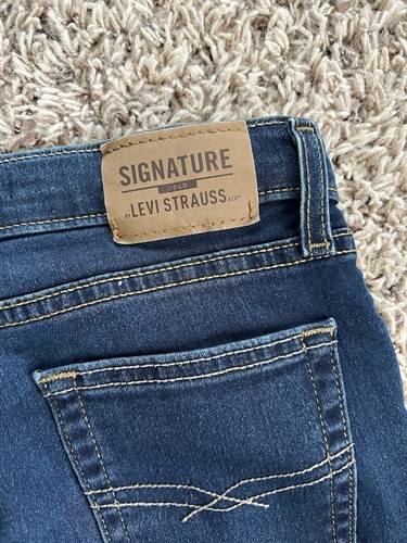 Levi Strauss Signature Gold Straight Fit Jeans Youth Boys Size 12 Excellent - Picture 6 of 6