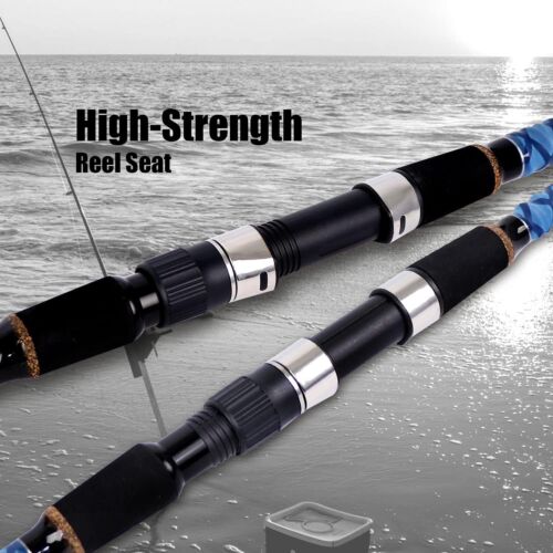 Versatile 2/3/4 Piece Surf Spinning Fishing Rod - 10ft for Adventurous Anglers - Picture 7 of 9
