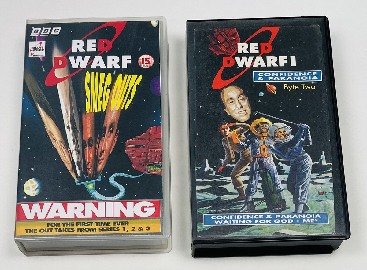 Lot 2 Red Dwarf British BBC VHS Sci-Fi Comedy I Byte Two