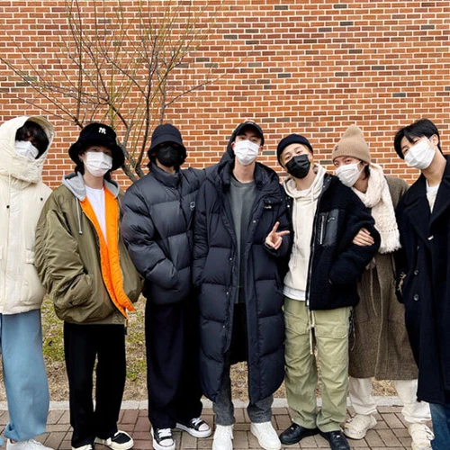 LUOESPAC BTS Jungkook(JK) Jin Military Enlistment Oversized Round Bucket Hat