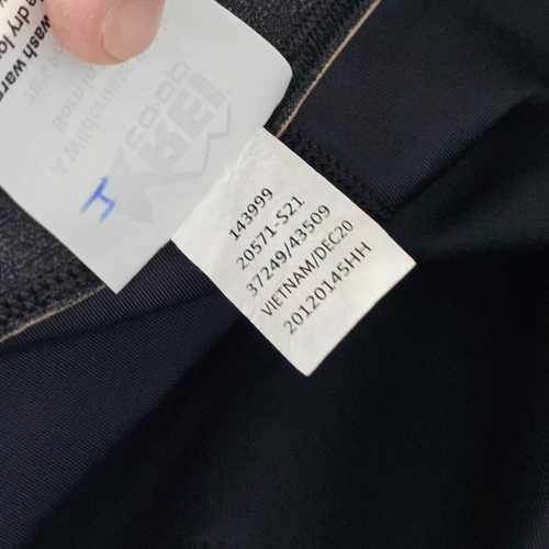 REI Co-op Mens Run Tights XL Black Stretch Active Gym - Picture 9 of 11