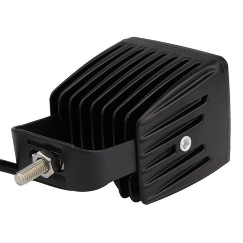 2x 3" Red White Dual Color LED Work Light Flood Beam Pods Strobe Remote & Wiring - Picture 5 of 6