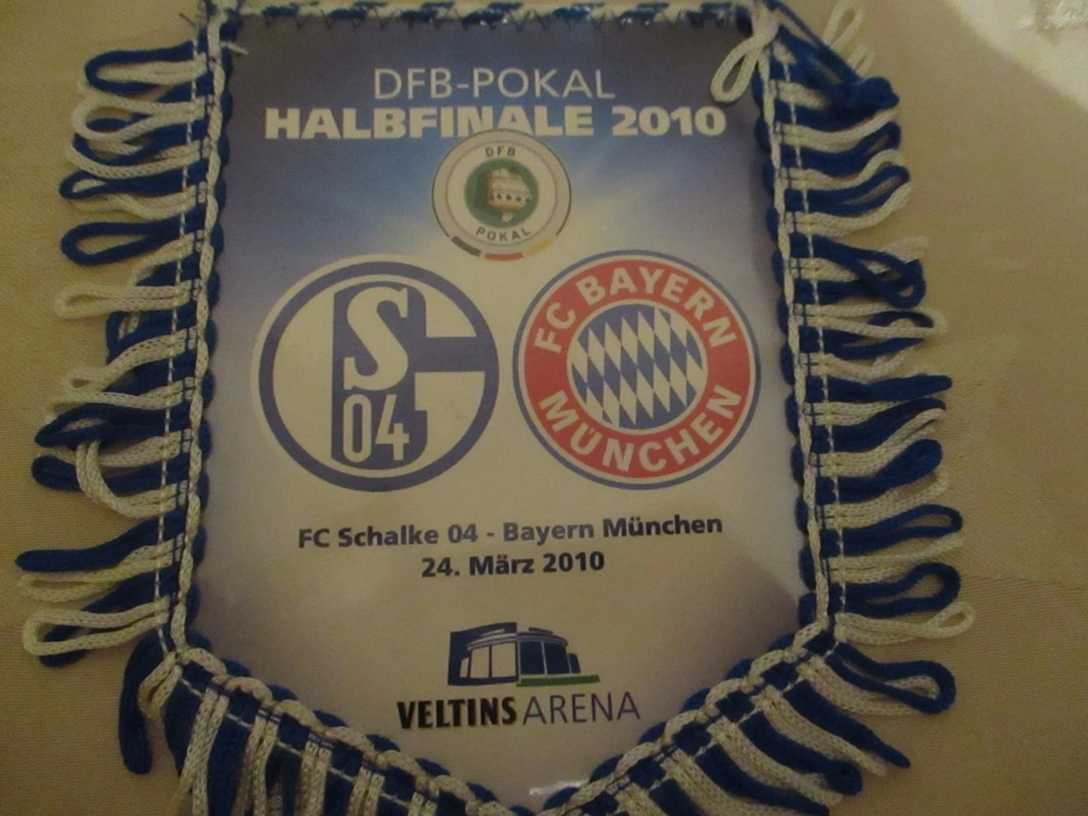 Petit Fanion pennant wimpel )) FC SCHALKE 04 ° GERMANY ALLEMAGNE
