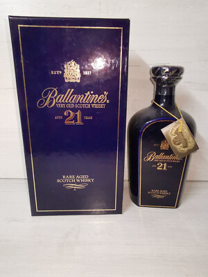 (428,56 /1L) Ballantine's 21YO- Blue Wade Porcelain Decan - 70cl,- 43%vol.