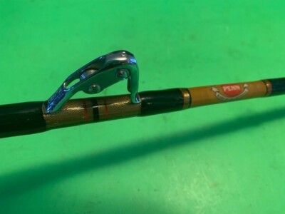 VINTAGE PENN TUNA STICK 5 FOOT 6 INCH 40 TO 100 POUND RATED TROLLING FISHING ROD | eBay VINTAGE PENN TUNA STICK 5 FOOT 6 INCH 40 TO 100 POUND RATED TROLLING FISHING ROD | eBay