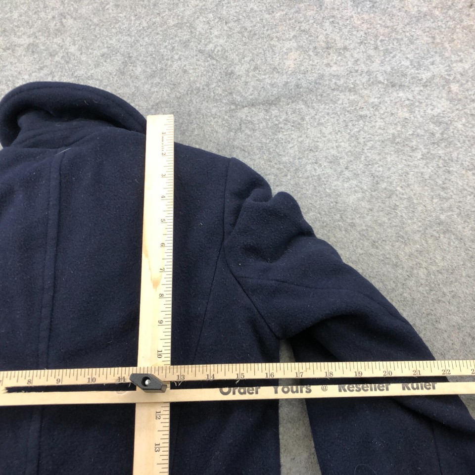 Vintage Mackintosh Wool Pea Coat Womens 8 Blue Double Breasted Lined